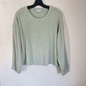 Cut Loose Sage Green Crew Neck Sweater